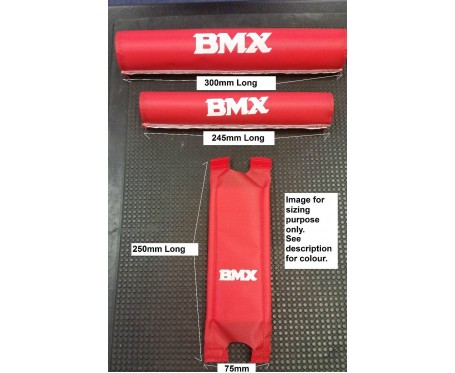 Old school shop bmx pad set